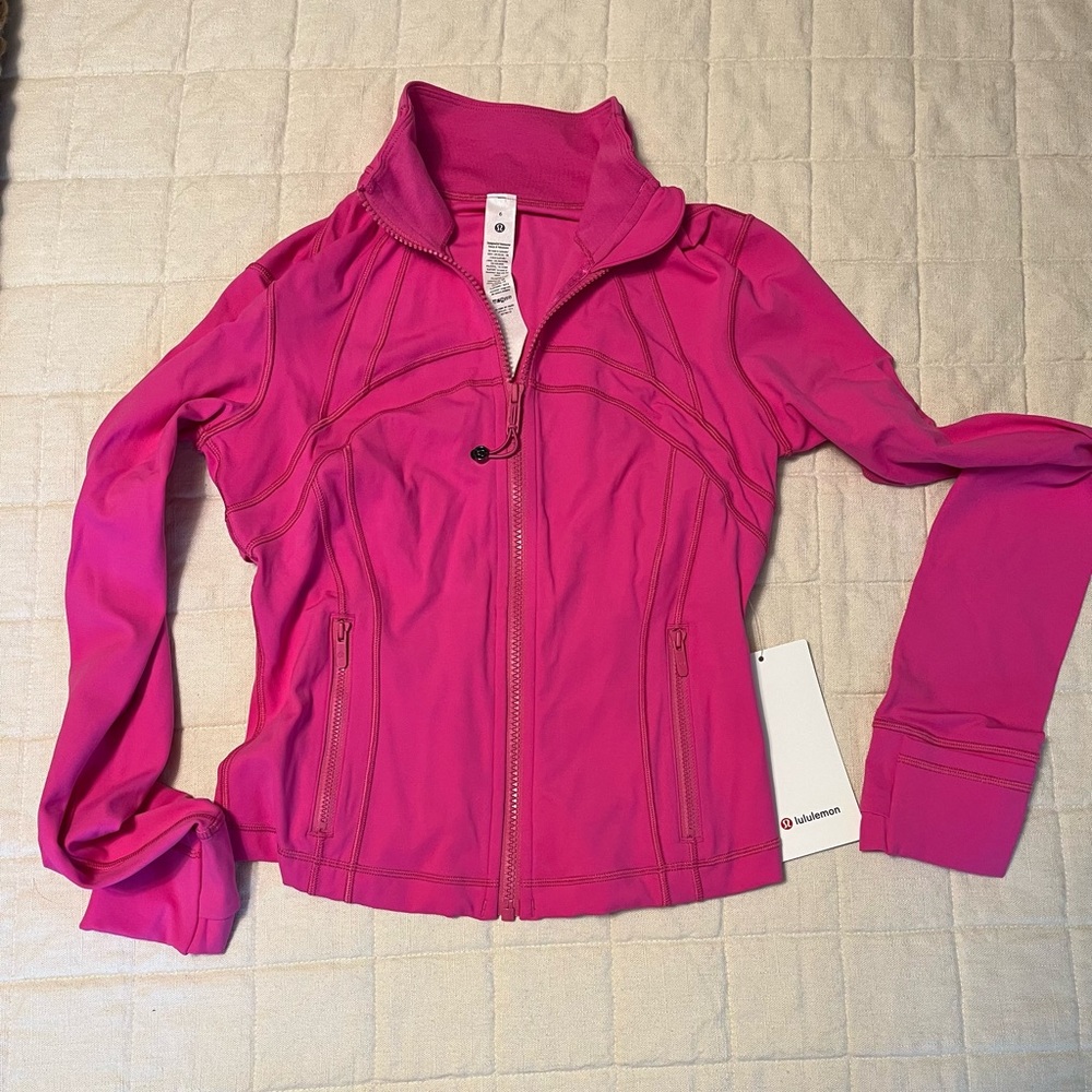 lululemon athletica cropped Define Women's Pink Jacket